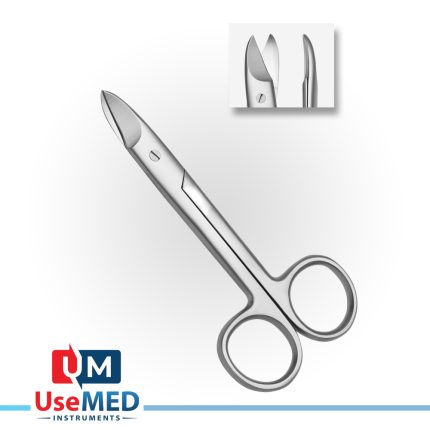 Crown & Collar Scissor Curved